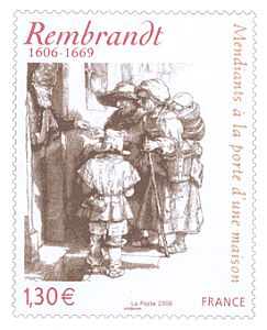 Rembrandt timbre souvenir
