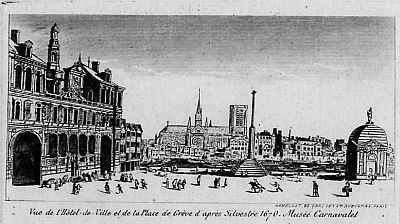 Hotel de Ville - Place de Gr&egrave;ve