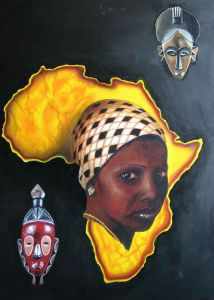 Africaine 60*80 cm
